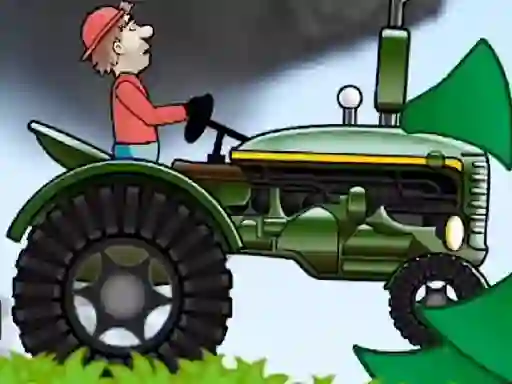 Xogo Tractor Driving Hill Climb 2D en liña