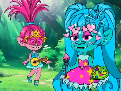 Xogo Chibi Troll Fashion Maker en liña