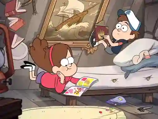 Xogo Gravity Falls Slide en liña