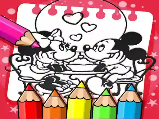 Xogo Mickey Mouse Coloring Book en liña
