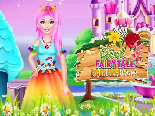 Xogo Girl Fairytale Princess Look en liña