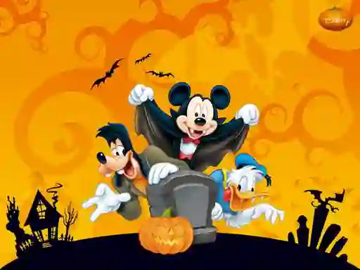 Xogo Disney Halloween Jigsaw Puzzle en liña