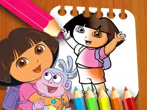 Xogo Dora the Explorer the Coloring Book en liña