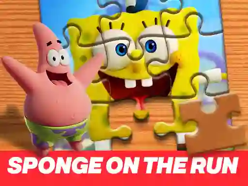 Xogo Sponge on the Run Jigsaw Puzzle en liña