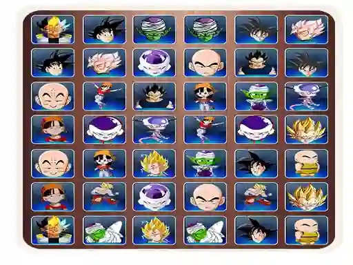 Xogo ?Find The Dragon Ball Z Face en liña