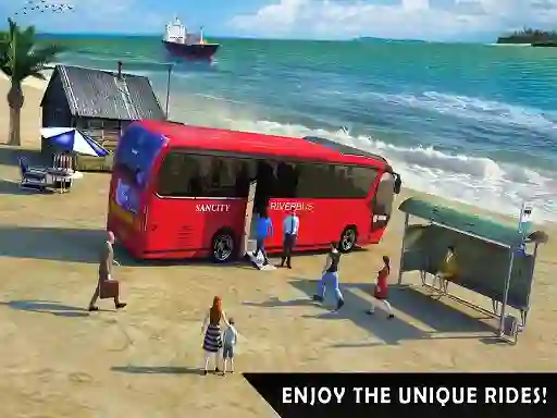 Xogo Floating water surface bus en liña