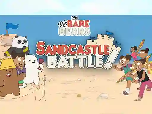 Xogo Sandcastle Battle! We Bare Bears en liña
