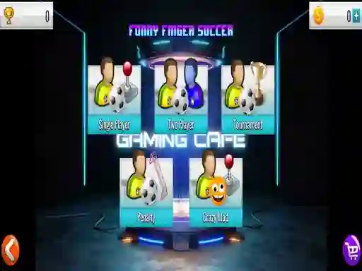 Xogo Funny Finger Soccer en liña