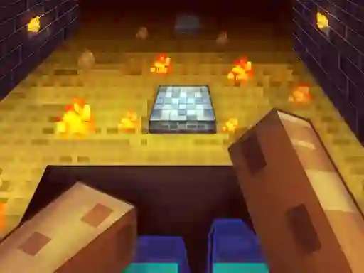 Xogo Parkour in the cave 3D en liña