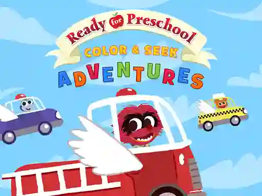 Xogo Disney junior ready for preschool Color & Seek Adventures en liña