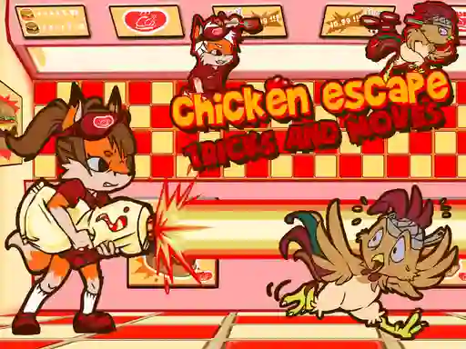 Xogo Chicken Escape Tricks and moves en liña