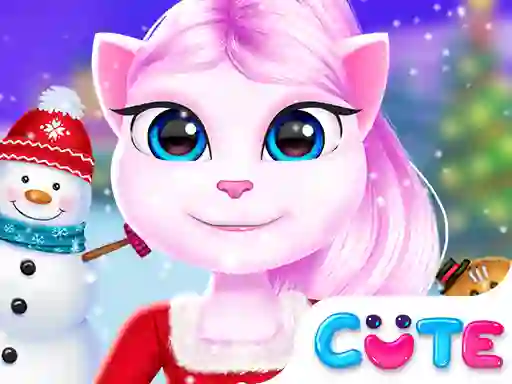 Xogo Angela Christmas Decor Game en liña
