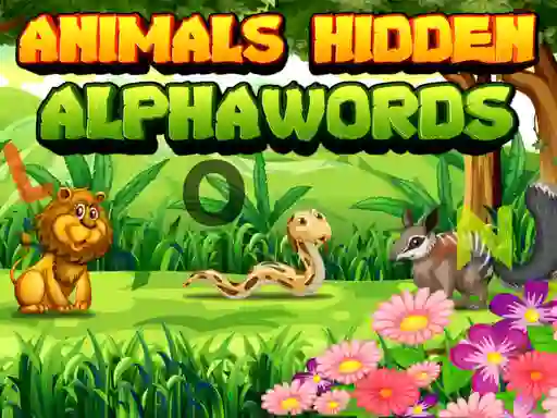 Xogo Animals Hidden AlphaWords en liña