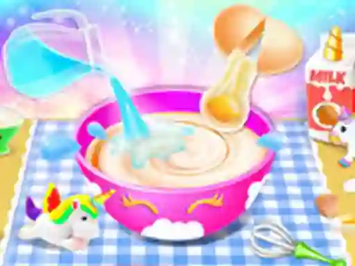 Xogo Unicorn Cake Make en liña