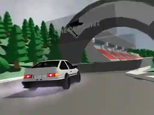 Xogo Low poly car racing en liña