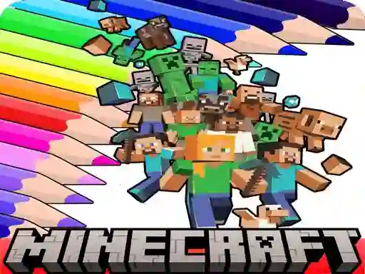 Xogo Coloring Book for Minecraft en liña