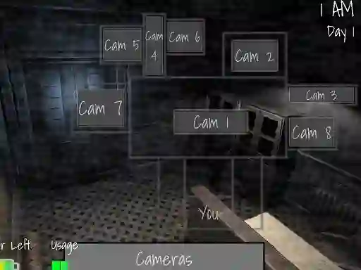 Xogo Five Nights at Horror Games en liña
