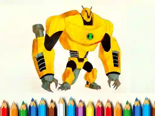 Xogo Ben10 Monsters Coloring book en liña