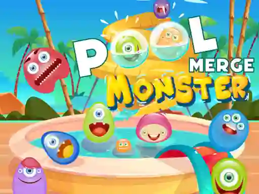 Xogo Merge Monster Pool en liña