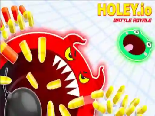 Xogo Holey.io battle royale en liña