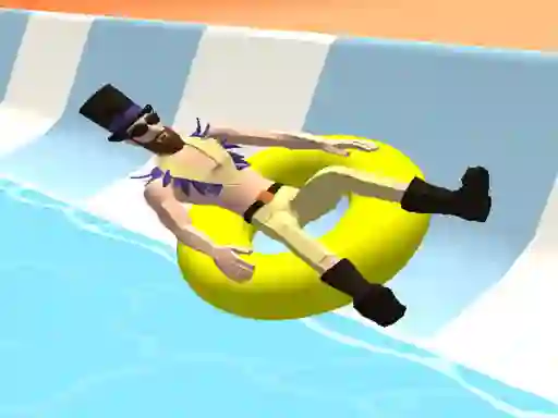 Xogo Aquapark.io Water Slide Park en liña