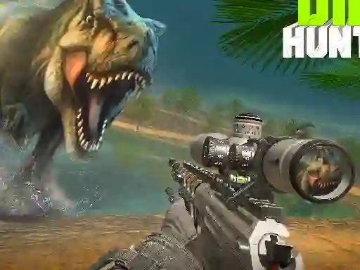 Xogo Sniper Dinosaur Hunting en liña