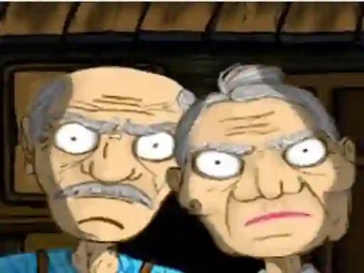 Xogo Grandpa And Granny House Escape en liña