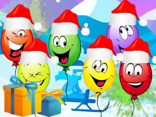 Xogo Christmas Balloons Bursting en liña