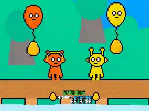 Xogo Sprunki Happy Easter 2Player en liña