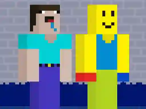 Xogo NoobLOX Rainbow Friends en liña