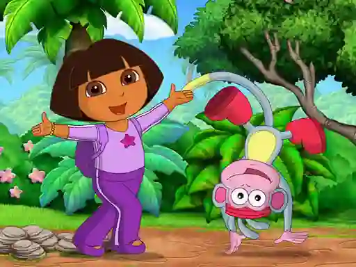 Xogo Find 7 Differences Dora en liña