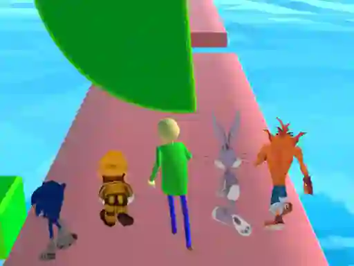 Xogo Fun Race 3D baldi's basics en liña