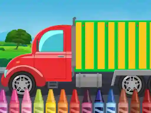 Xogo Truck Coloring en liña