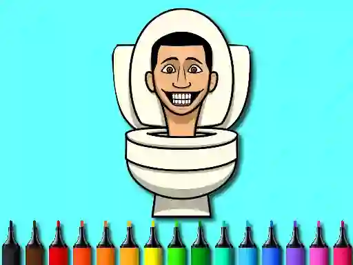 Xogo Color Skibidi Toilet en liña