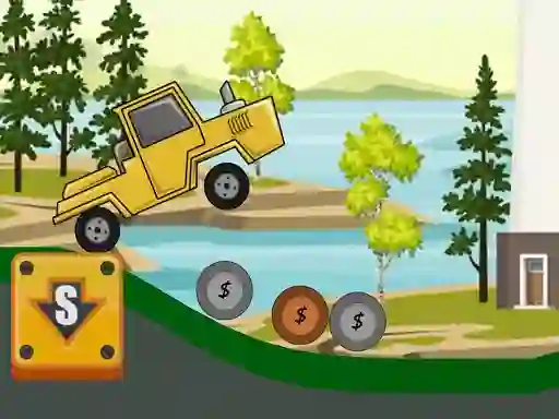 Xogo Hill Climb Tractor 2D en liña