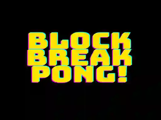 Xogo Block break pong! en liña