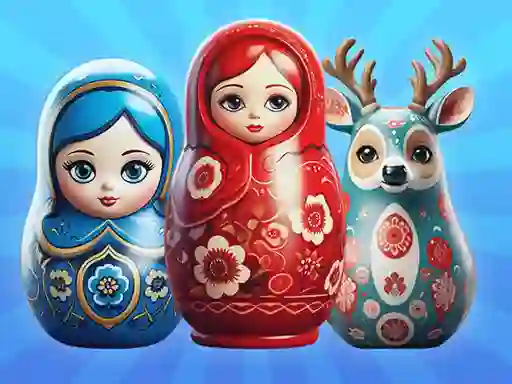 Xogo Sort by Matryoshka Shelves! en liña