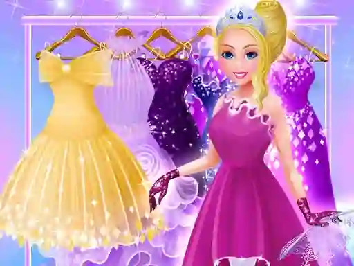 Xogo Cinderella Dress Up Girls en liña