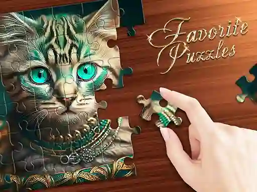 Xogo Favorite Puzzles: jigsaw game en liña