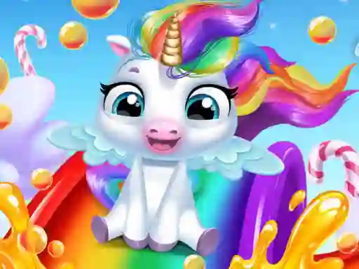 Xogo Glitter Unicorn Dress Up Girls en liña