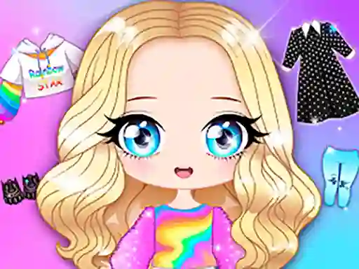 Xogo Chibi Beauty Salon Dress Up And Spa en liña