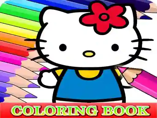 Xogo Coloring Book for Hello Kitty en liña