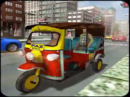 Xogo Tuk Tuk City Driver 3D en liña