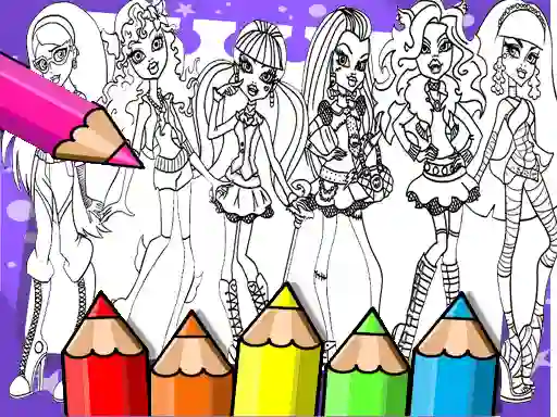 Xogo Monster High Coloring Book en liña