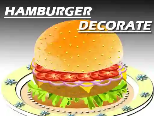 Xogo Hamburger Decorating en liña