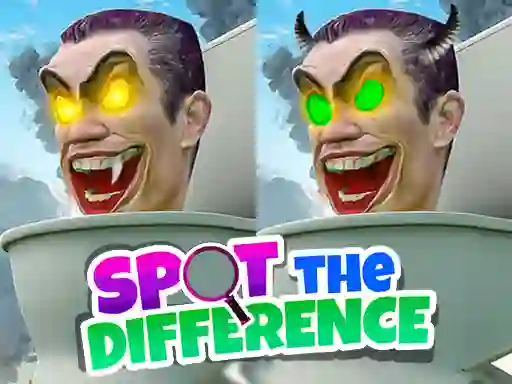 Xogo Skibidi Toilet Spot the Difference en liña