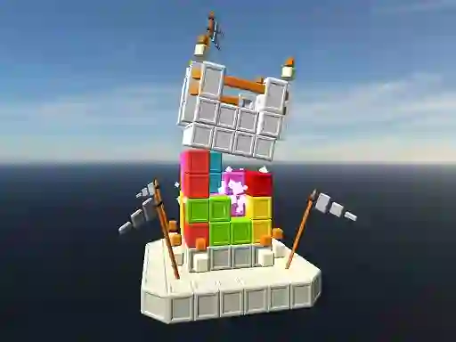 Xogo Castle Destruction Blocks en liña