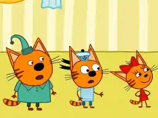 Xogo Three Сats Jigsaw Puzzle Collection en liña