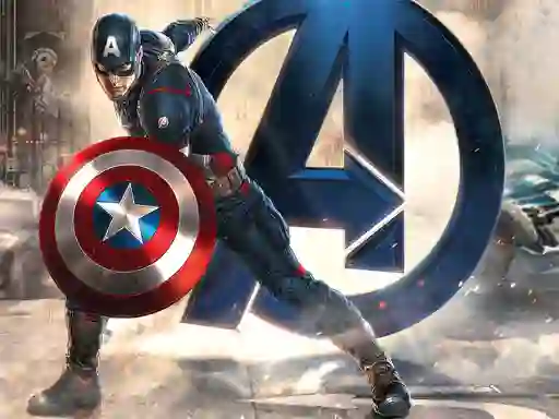 Xogo Captain American Jigsaw Puzzle en liña