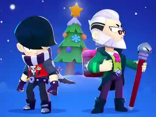 Xogo Brawl Stars Christmas Coloring en liña